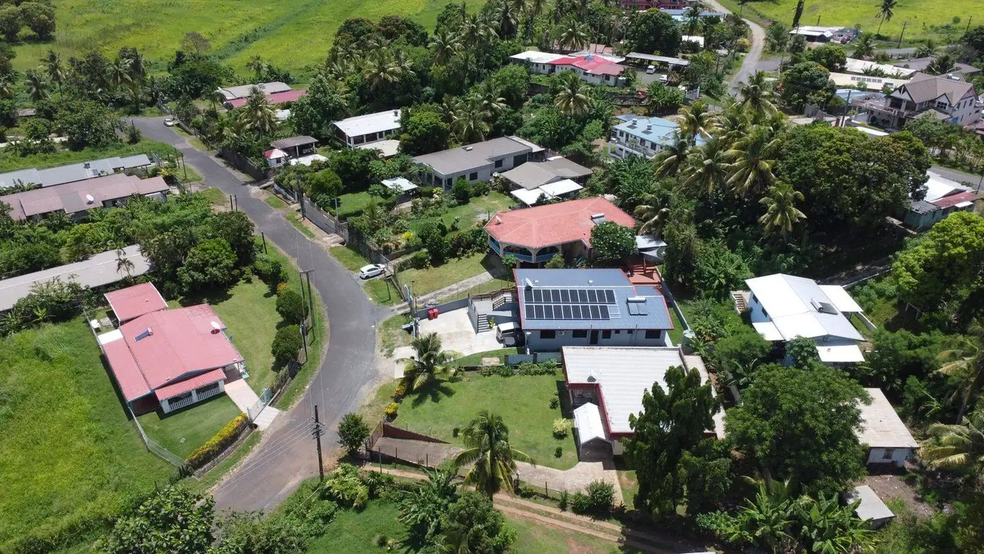 A Solar Hub Fiji rooftop installation